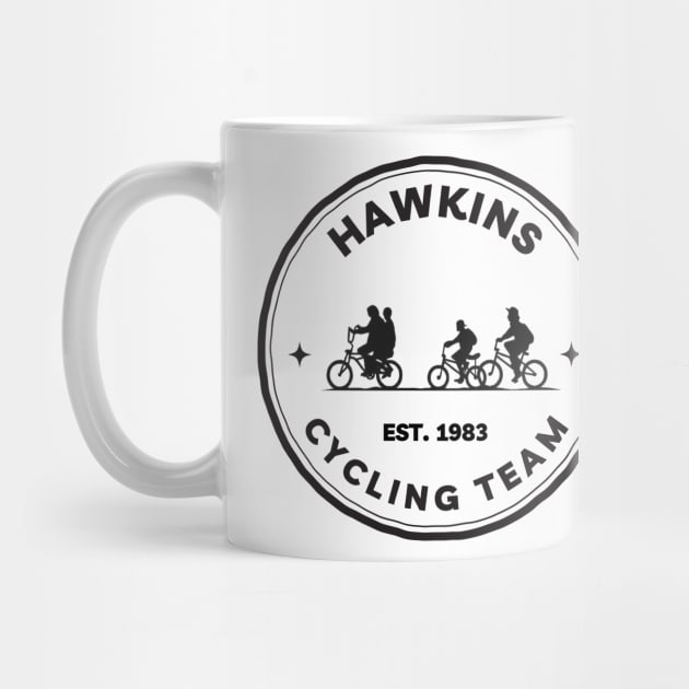 Hawkins Cycling Team II - White - Funny by Fenay-Designs